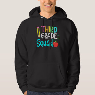 Squad Team Crew Back School Abschluss T Hoodie