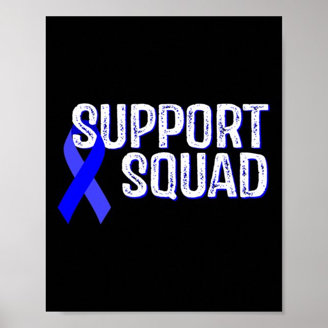 Squad Warrior Alopecia Areata Bewusstsein Poster (Vorne)