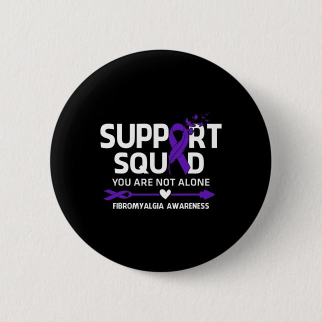 Squad Warrior Fibromyalgie Sensibilisierungskraft Button (Vorderseite)