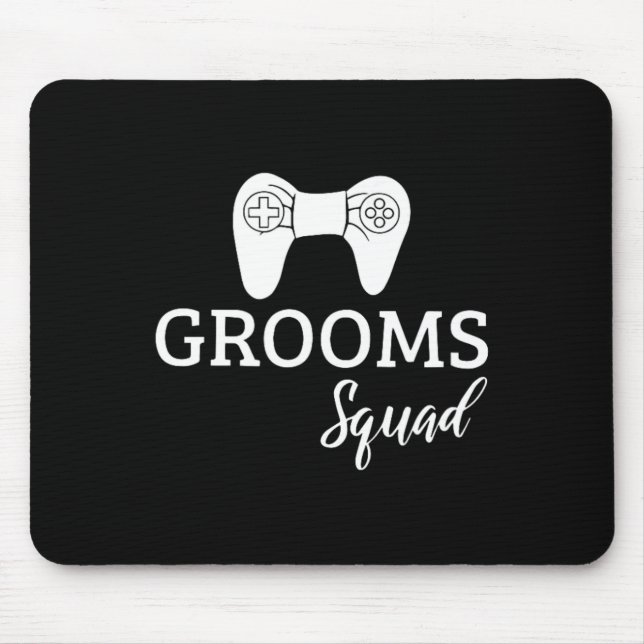 Squad Wedding Bachelor Party Wedding Party Fun Mousepad (Vorne)