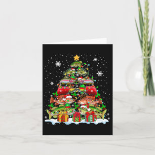 Squad Weihnachtsmann-Lachs B Gruppe Fische Sammlun Karte