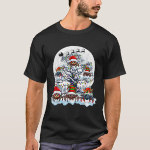 Squad Weihnachtsmann Rentier Elf Spinnen Auf Xmas T-Shirt
