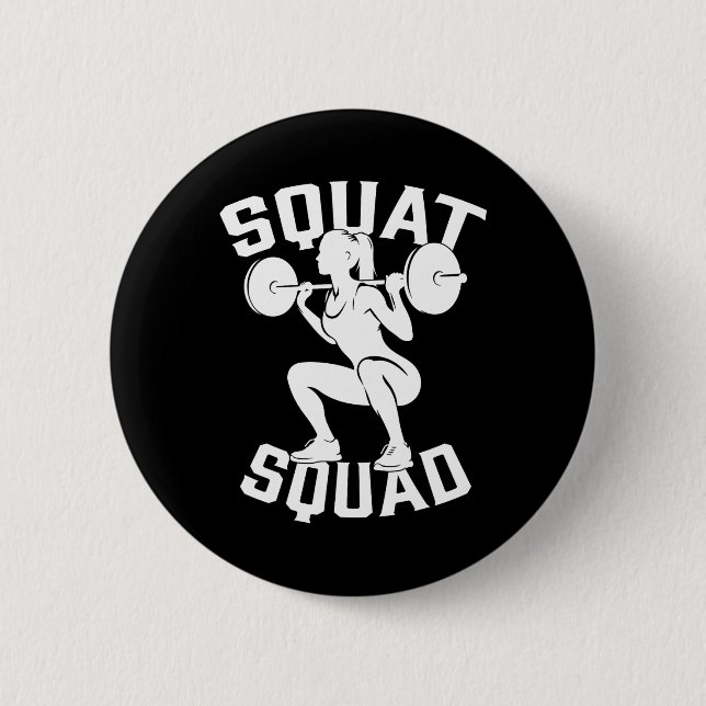 Squad Workout Partner Trainer Bodybuil Button (Vorderseite)