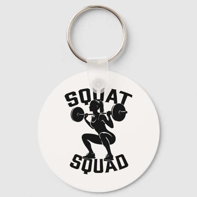 Squad Workout Partner Trainer Bodybuil Schlüsselanhänger (Vorderseite)