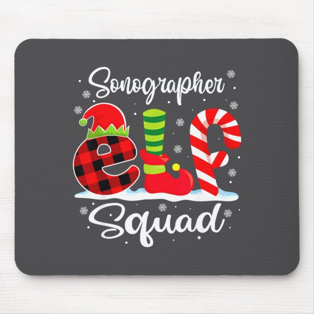 Squad X-Mas-Elf-Sonographer-Matching Mousepad (Vorne)