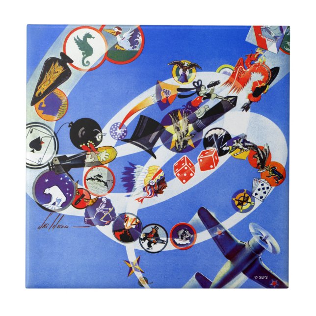 Squadron Insigna Fliese (Vorderseite)