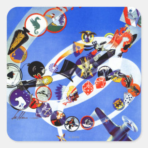 Squadron Insigna Quadratischer Aufkleber