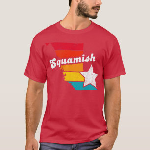 Squamish British Columbia Canada Vintag Distresse T-Shirt