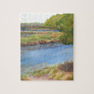 Squamscott River bei Newfields 31 juli 2015 Puzzle