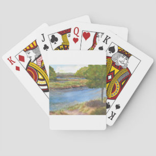 Squamscott River bei Newfields 31 juli 2015 Spielkarten