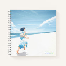 Squar Notebook Whimsical japanische Art