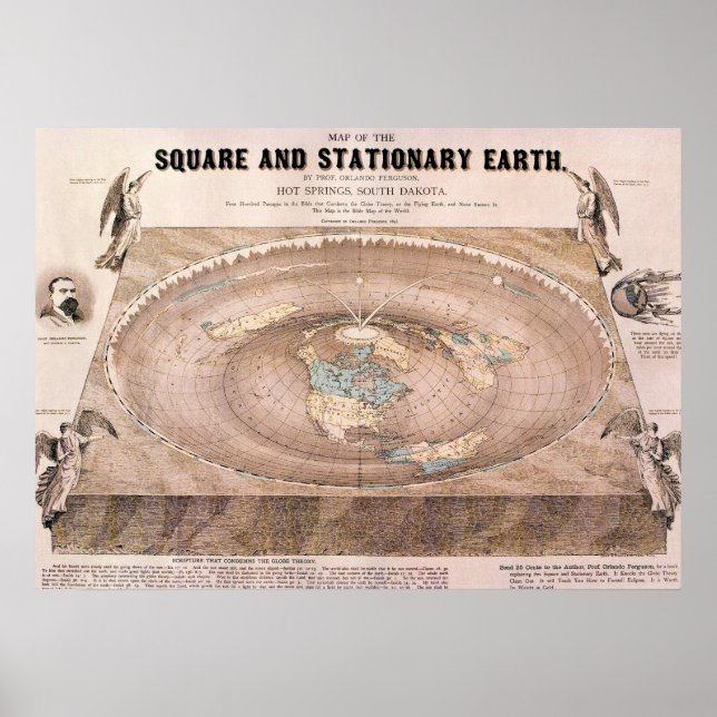 "Square and Stationary" Flachbildkarte Poster (Vorne)
