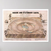 "Square and Stationary" Flachbildkarte