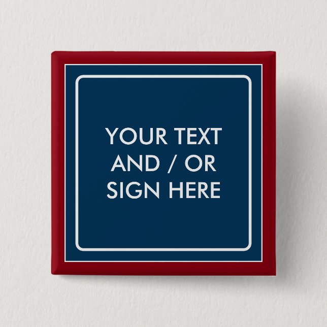 Square Banner blau + Ihr Backg. Ideen Button (Vorderseite)