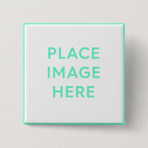 Square Button, 2 Zoll - Souvenir Geschenkdesign Button