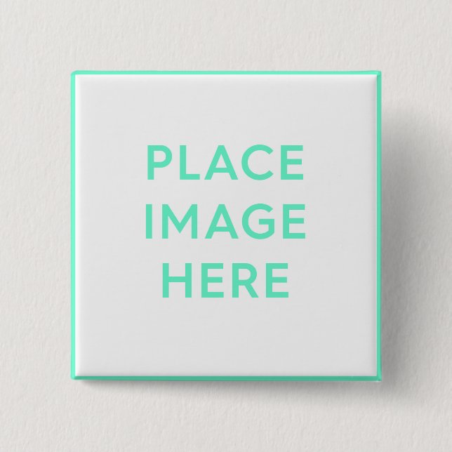 Square Button, 2 Zoll - Souvenir Geschenkdesign Button (Vorderseite)