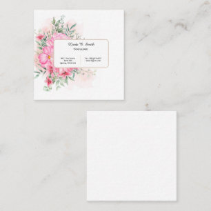 Square Calling Card Telefonnummerkarte