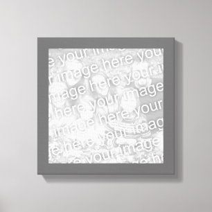 Square Charcoole Border Foto Leinwanddruck
