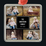 Square Collage Editable Color Foto Ornament<br><div class="desc">Behalt deine Schlüssel sicher und spektakulär mit einem personalisierten Schlüsselanhänger. Entworfen von Berry Berry Sweet,  Moderne Stationery und Personalisierte Geschenke. Besuchen Sie unsere Website unter www.berryberrysweet.com ,  um unsere vollständigen Produktlinien zu sehen.</div>