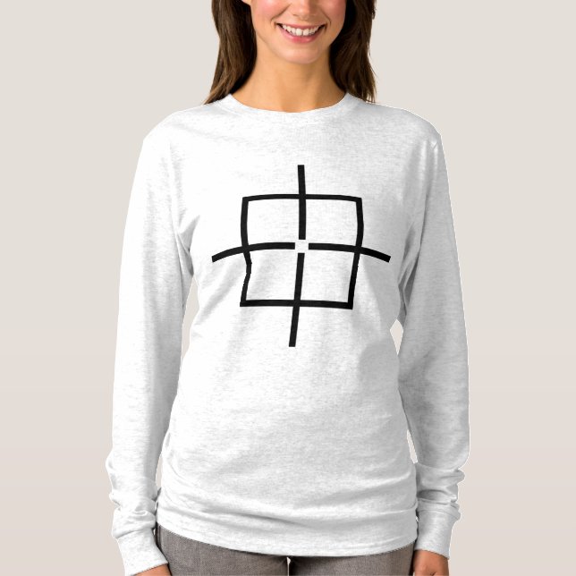 Square Crosshairs T-Shirt (Vorderseite)