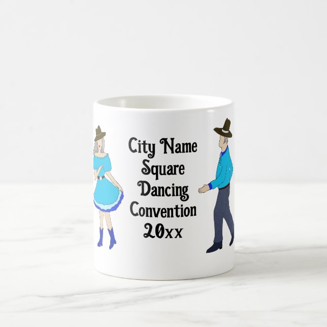 Square Dance Couple Kaffeetasse (Mittel)