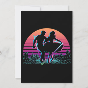 Square Dance Square Dance Retro Einladung