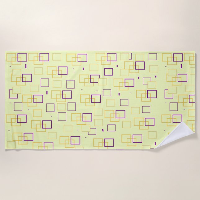 Square Dance Strandtuch (Vorderseite)