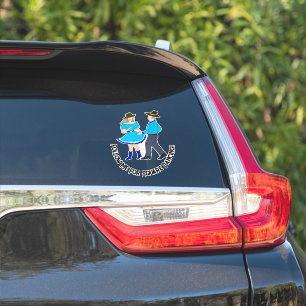 Square Dancing Couple Aufkleber
