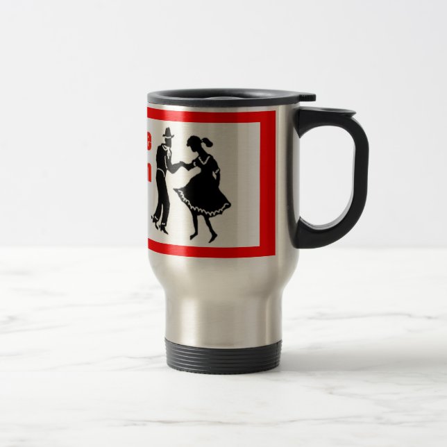 Square Dancing Narr Reisebecher (Rechts)