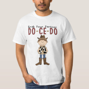 Square-Dancing-Spaß-Cowboy-T-Shirt T-Shirt