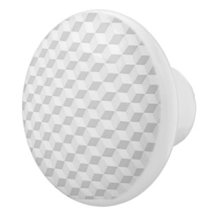 "Square & Diamond Mosaic Design" Keramik Door Knob Keramikknauf
