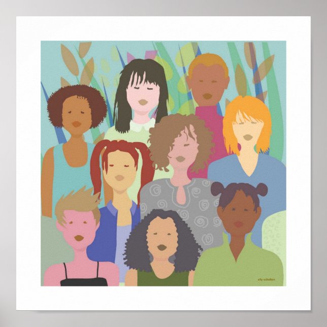 square diversity women poster (Vorne)
