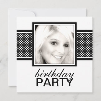 Square Dots Geburtstagsparty Einladungen