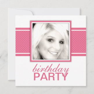 Square Dots Geburtstagsparty Einladungen