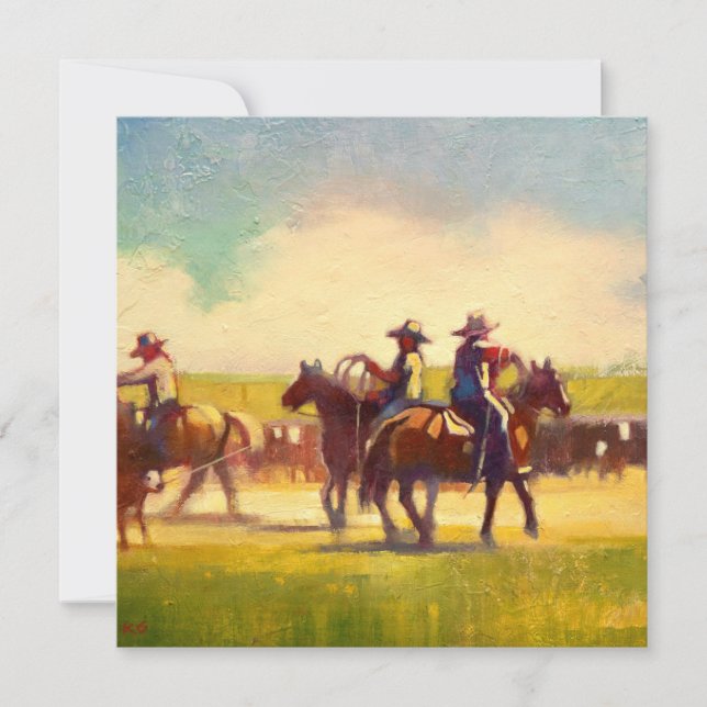 Square Flat Note Card Dankeskarte (Vorderseite)