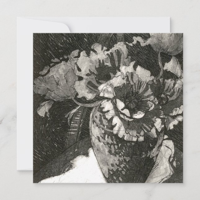 Square Flat Note Card Dankeskarte (Vorderseite)