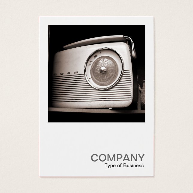 Square Foto 0118 - Old Radio (Vorderseite)