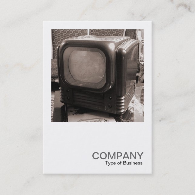 Square Foto 0119 - 50er TV Set Visitenkarte (Vorderseite)