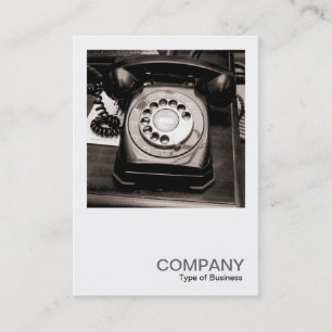 Square Foto 0121 - Altes Telefon Visitenkarte