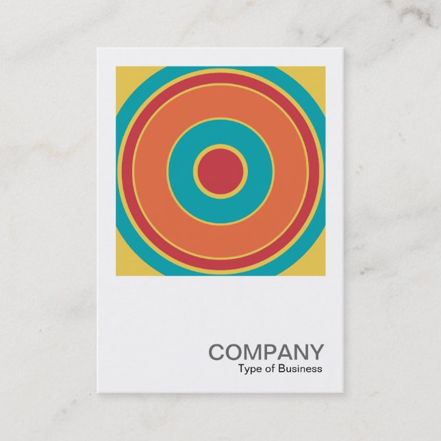 Square Foto 0432 - Bunter Kreis 05 Visitenkarte (Vorderseite)