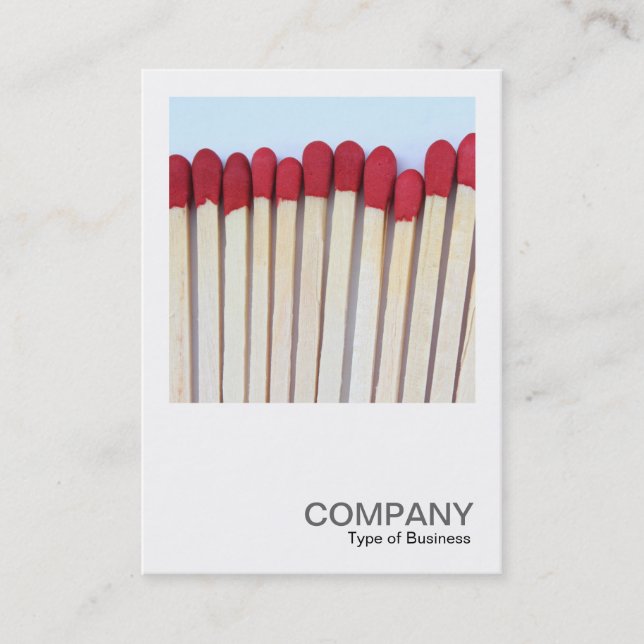 Square Foto 0539 - Matches 03 Visitenkarte (Vorderseite)