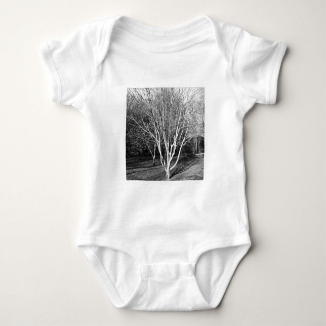 Square Foto - Baum Baby Strampler (Vorderseite)