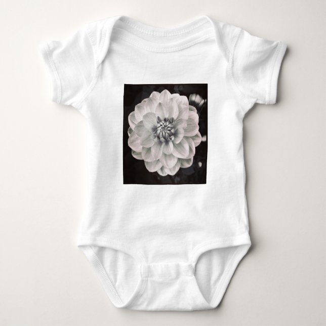 Square Foto - Chrysanthemum Baby Strampler (Vorderseite)