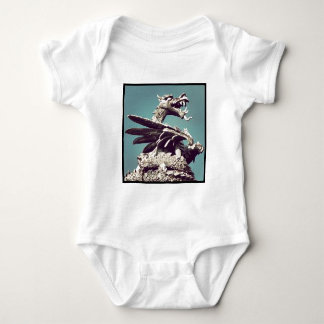 Square Foto - Dragon Baby Strampler (Vorderseite)