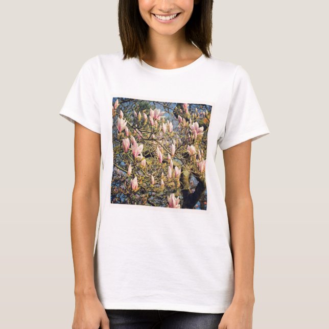 Square Foto - Magnolia Blossom T-Shirt (Vorderseite)