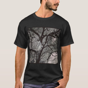 Square Foto - Magnolia Tree im frühen Frühjahr T-Shirt