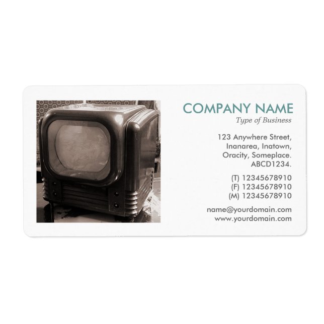Square Foto - Old Telly (Vorne)