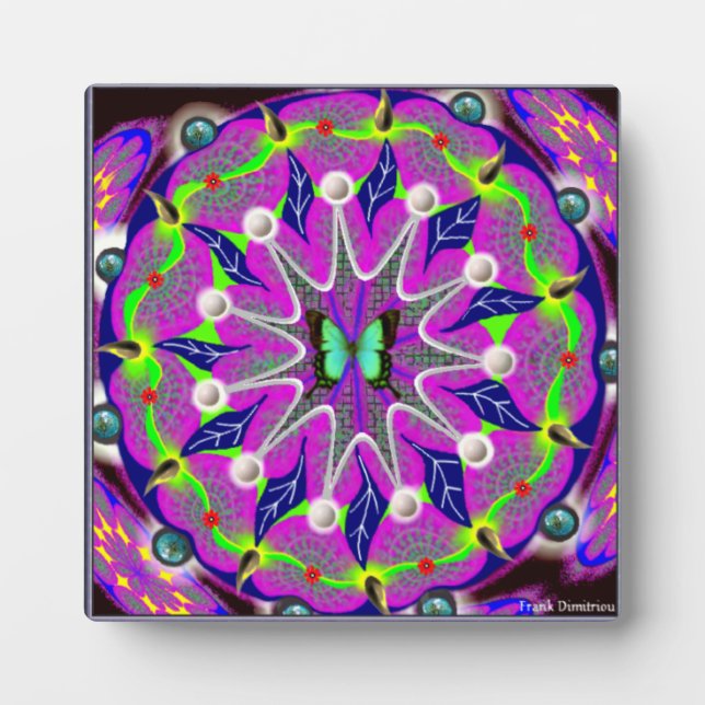 Square Foto Plaque mit Easel Fotoplatte (Vorderseite)