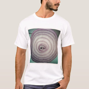 Square Foto - Rote Zwiebel T-Shirt