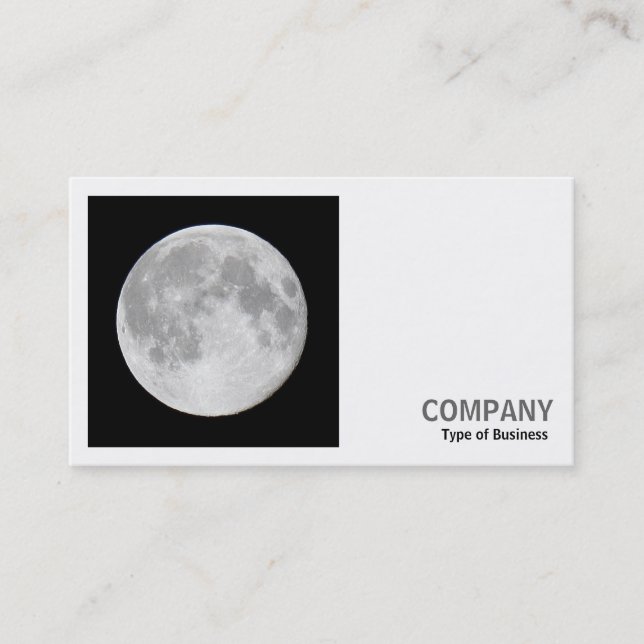 Square Foto (v2) - Super Moon Visitenkarte (Vorderseite)